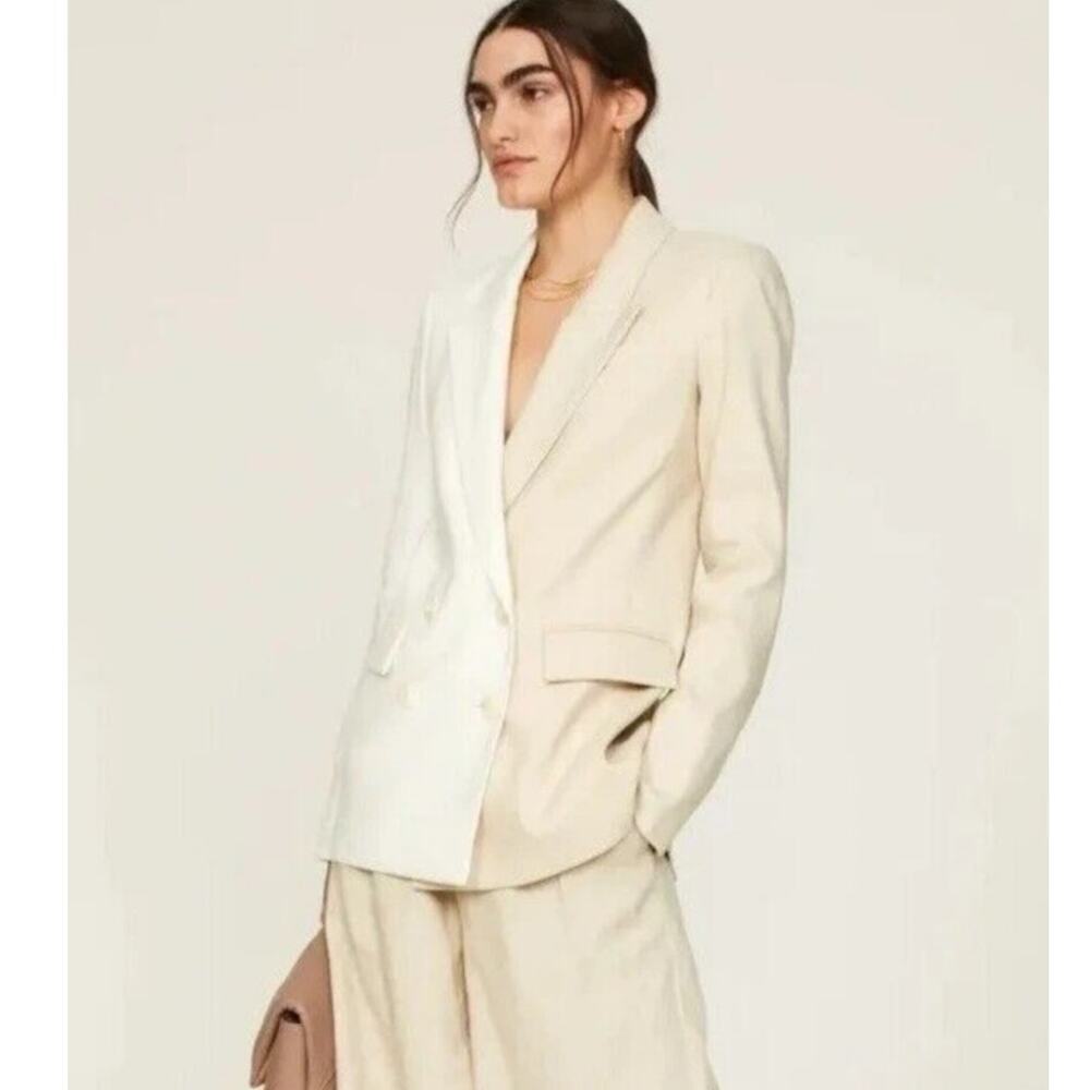 Veronica Beard Braeton Linen Dickey Jacket Size 2